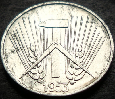 Moneda 1 PFENNIG - GERMANIA / RD GERMANA, anul 1953 *cod 4945 = litera E foto