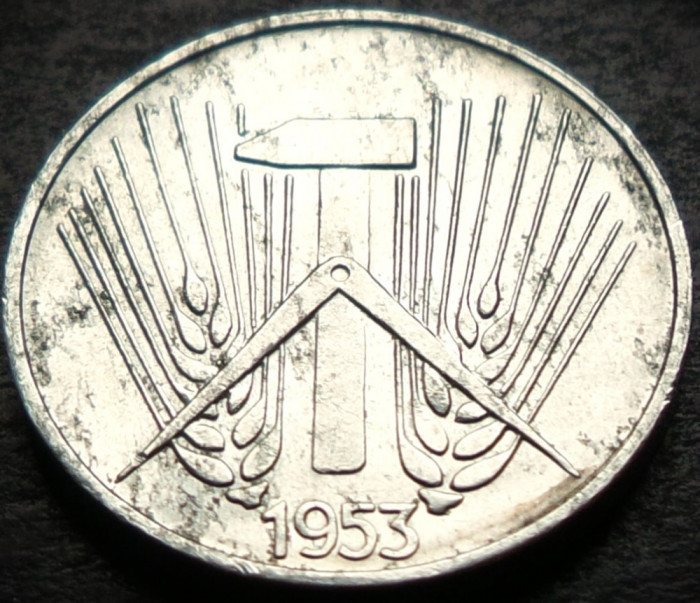 Moneda 1 PFENNIG - GERMANIA / RD GERMANA, anul 1953 *cod 4945 = litera E