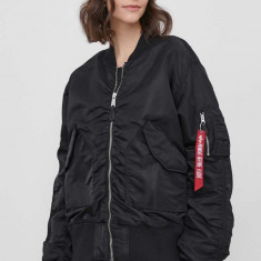 Alpha Industries geaca bomber CWU MA-1 Bomber NC Wmn femei, culoarea negru, de tranzitie