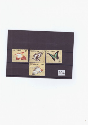 ST-204=TANZANIA - FLUTURI,--Serie de 4 timbre ,MNH foto