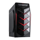 Carcasa Noua Serioux Mustang Black, Middle Tower, ATX, Sursa 450W