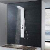 Gossi sistem panel de dus din aluminiu, alb mat