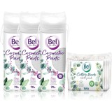 Bel Face &amp; Body Cosmetic Pads + Cotton Buds ambalaj economic