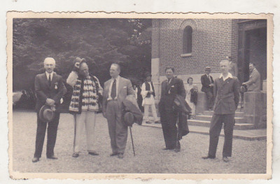 bnk foto Curtea de Arges 1937 - Palatul episcopal - foto La amatorul fotograf foto