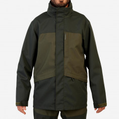 Jachetă Impermeabilă 100 Supertrack Verde Bărbați