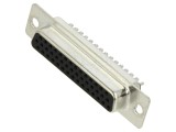 Conector D-Sub mamă 44 pini, drept, soclu, aurit