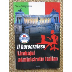 LIMBAJUL ADMINISTRATIV ITALIAN - OANA SALISTEANU