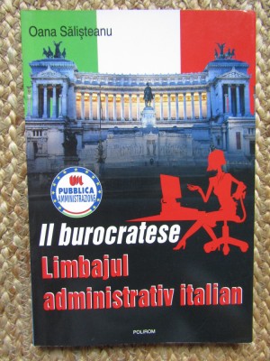 LIMBAJUL ADMINISTRATIV ITALIAN - OANA SALISTEANU foto