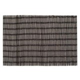 Suport farfurie din bambus, Maro cu dungi, 45x30cm, CMCLASS