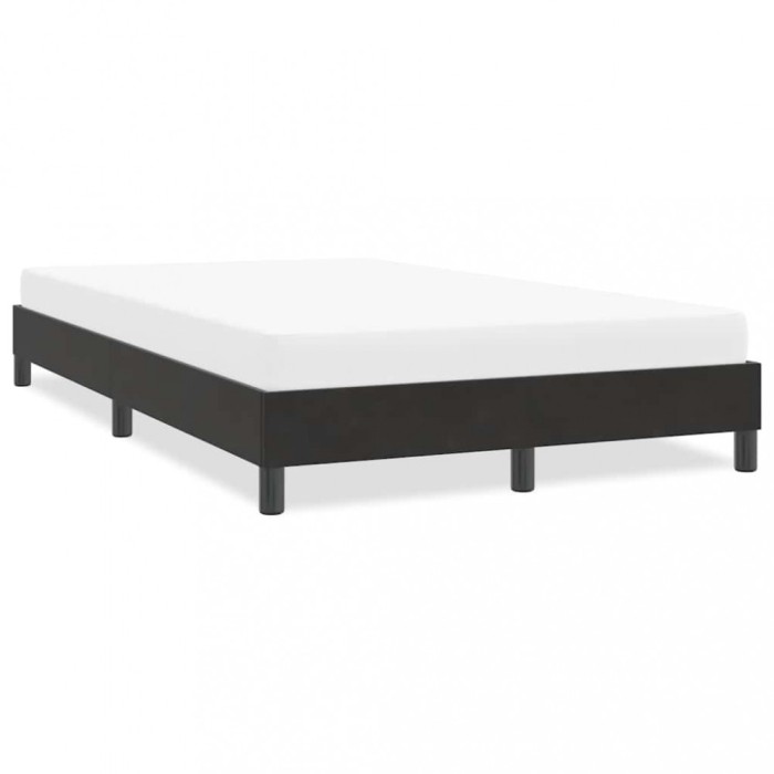 Cadru de pat fără saltea Negru 120x210 cm catifea