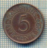 12112 MONEDA - MAURITIUS - 5 CENTS -ANUL 1999 -STAREA CARE SE VEDE, Asia