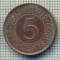 12112 MONEDA - MAURITIUS - 5 CENTS -ANUL 1999 -STAREA CARE SE VEDE