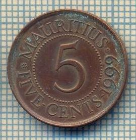 12112 MONEDA - MAURITIUS - 5 CENTS -ANUL 1999 -STAREA CARE SE VEDE