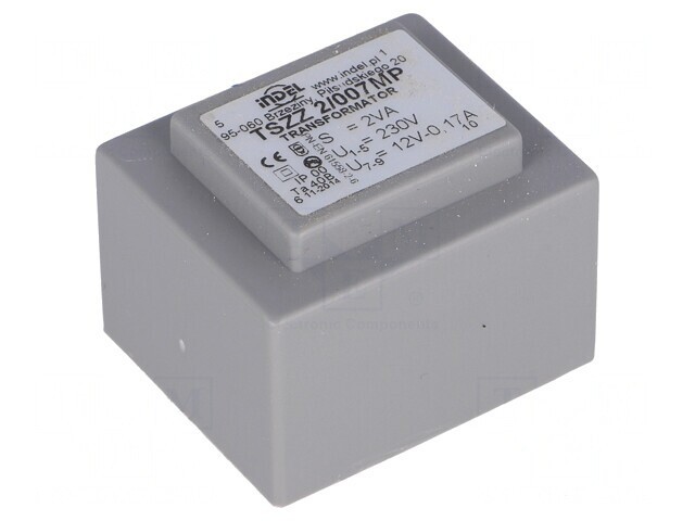 Transformator &icirc;ncapsulat 2VA 230V 12V PCB