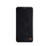 Husa Telefon Nillkin, Samsung Galaxy A60, Qin Leather Case, Black