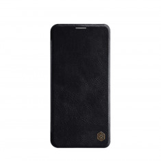 Husa Telefon Nillkin, Samsung Galaxy A60, Qin Leather Case, Black
