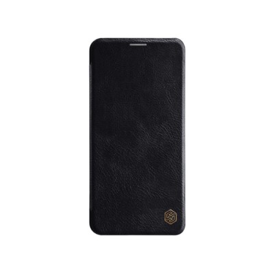 Husa Telefon Nillkin, Samsung Galaxy A60, Qin Leather Case, Black foto