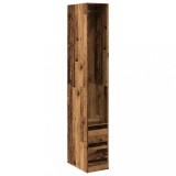 Cumpara ieftin Sifonier, lemn vechi, 30x50x200 cm, lemn prelucrat