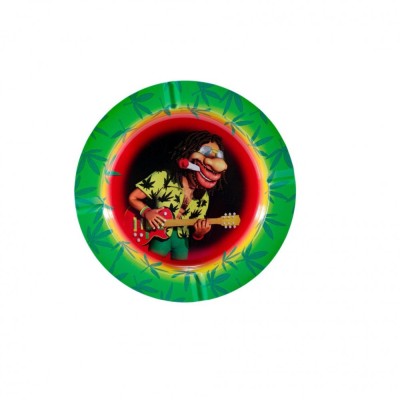 Scrumiera Metal Rotunda, AKS715, Design Jamaica, 7x7cm, Multicolor foto