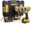 Set 2 Scule DeWalt DCK266P2T-QW, 18V, 5Ah, Masina Gaurit+Impact, Motor fara Perii, TSTAK