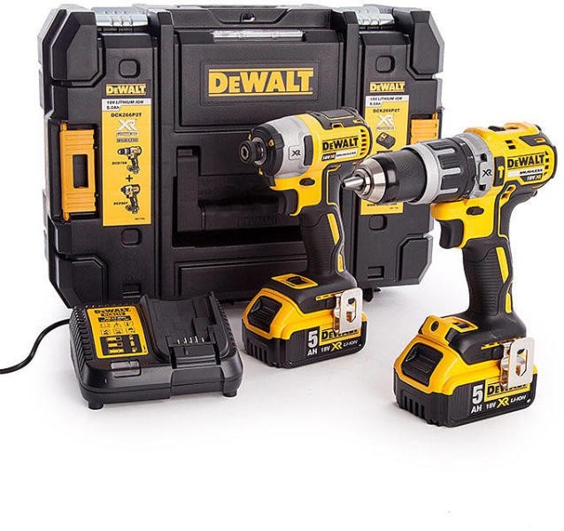 Set combo 2 scule DeWalt DCK266P2T-QW 18 V