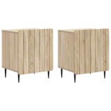 vidaXL Dulap de noapte 2 pcs Stejar Sonoma 43 x 34,5 x 52 cm 894340
