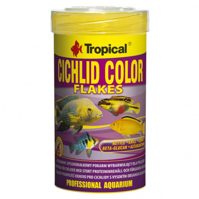 TROPICAL Cichlid colour fulgi 1000ml / 200g foto