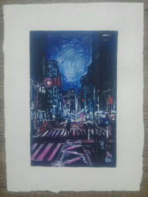 Citadina// grafica contemporana, tempera foto