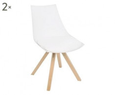 Set de 2 scaune Mayer,alb foto