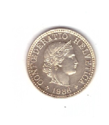 Moneda Elvetia 5 rappen 1986, stare foarte buna, curata foto
