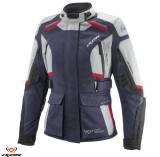 Geaca (jacheta) femei pentru scuter - motocicleta Touring/Adventure Ixon All season model Midgard LS culoare: gri/navy/negru Gri/navy/negru XS