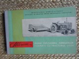TRACTOR - TRACTOR UTOS - ALBUM PRIVIND EXPLOATAREA AGREGATELOR CU TRACTORUL UTOS