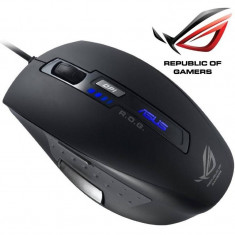 Mouse gaming Asus ROG GX850, Laser, cu fir, maxim 5000dpi, Negru foto