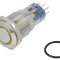 Comutator Anti-Vandalism DPDT 3A 250VAC IP67 ON-(ON) Ambră