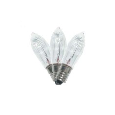 Bec transparent din sticla E10 3W 34V