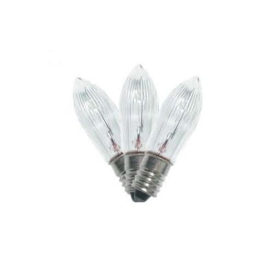 Bec transparent din sticla E10 3W 34V foto