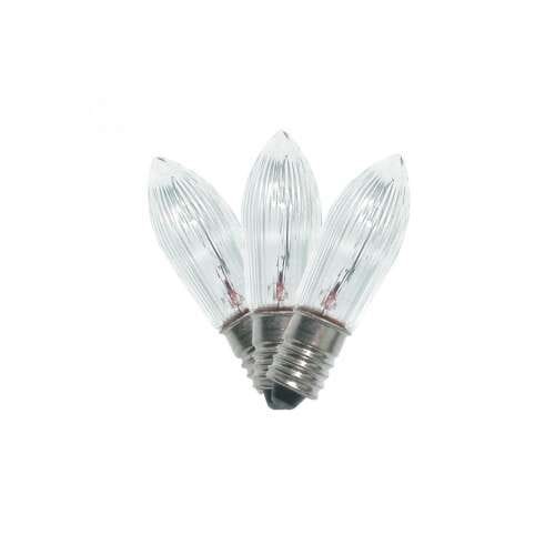 Bec transparent din sticla E10 3W 34V