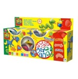 Cumpara ieftin Plastilina SES Creative, cu forme de taiat