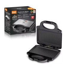 Sandwich Maker &amp; Grill Raf R547T , 2 &icirc;n 1, 850W, Plăci Antiaderente, Design Compact, Negru