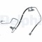 Furtun frana spate DELPHI, Chrysler Voyager IV (Rg, Rs), 09.99-12.2008, partea stanga, spate; puntea spate; puntea spate stanga; Sistem de franare :
