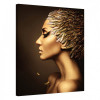 Tablou Canvas, Tablofy, Gold Feathers, Printat Digital, 40 &times; 50 cm