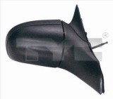 Oglinda exterioara stanga TYC Opel Corsa B S93 192000/2002, reglaj manual prin brat, sticla plana, carcasa neagra, omologare ECE, compatibila cu