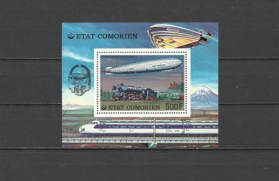 COMORES 1978 TRANSPORT TRENURI ZEPPELINE foto