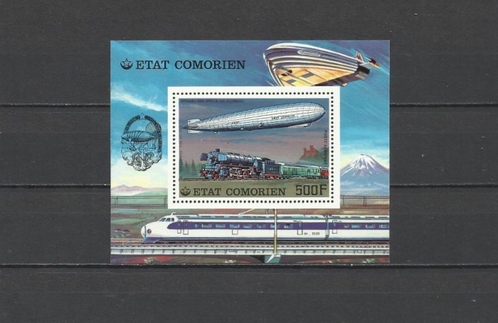 COMORES 1978 TRANSPORT TRENURI ZEPPELINE