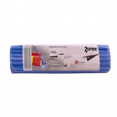 Rezerva Mop PVA Zorex Pro, Latime 27 cm, Model Albastru, Rezerve pentru Mop, Rezerva Profesionala pentru Mop, Rezerve PVA pentru Mop, Accesorii Curate