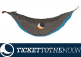 Hamac Ticket to the Moon King Size Aqua Dark Grey - 320 &times; 230 cm - TMK1503