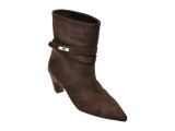 Botine elegante EPICA maro, 3691825, din piele intoarsa