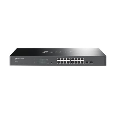 Switch 16 porturi RJ45 Gigabit, 2 x SFP Gigabit, L2 Management, 1U - TP-Link Omada SG2218 foto