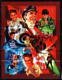 MONGOLIA 1995 PERSONALITATI MUZICA ELVIS PRESLEY, Nestampilat