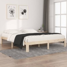 vidaXL Cadru de pat, 160x200 cm, lemn masiv de pin